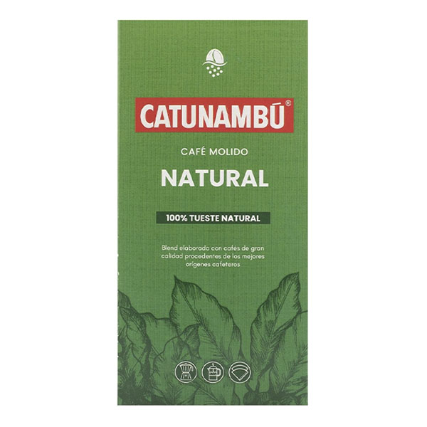 Café Molido Natural Catunambú 100% Tueste Natural x 250 Gr x Un