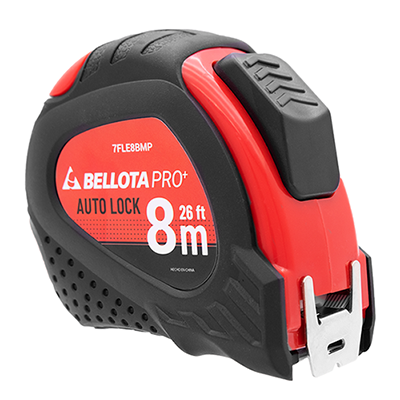 Flexometro Cinta Metrica Anti.Impacto Bellota D/Imp 8 Mts x Un