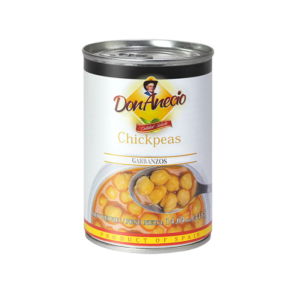 Garbanzos Cocidos Don Anecio x 540 Gr x Un