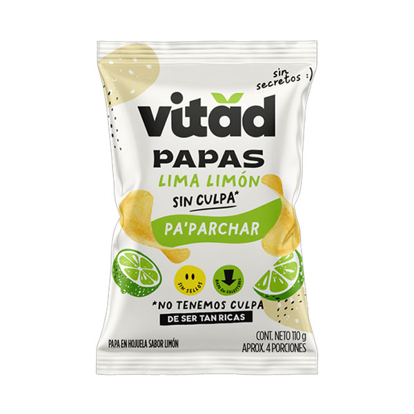 Papas Limon Vitad x 110 Gr x Un