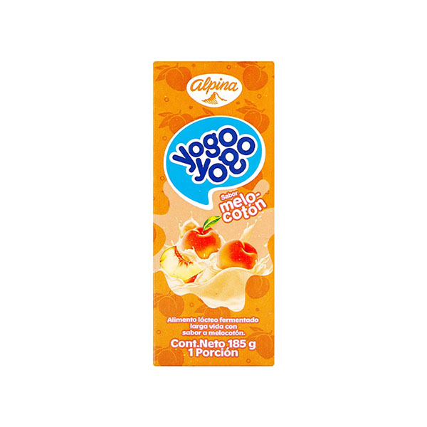 Yogo Yogo Melocoton Alpina x 185 Ml x Un