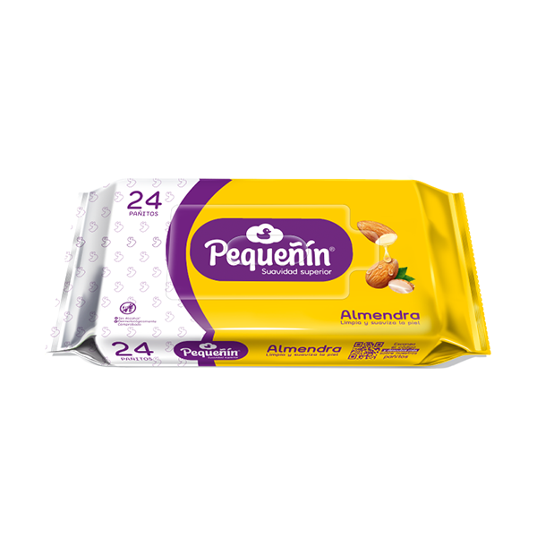 203706 Pañitos Humedos pequeñin Almendra Familia Pack x 70 Un x Un