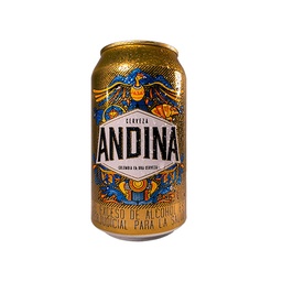 Cerveza Andina de Postobon en lata x 330 ml  x Un