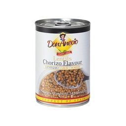 Lentejas Sabor Chorizo Don Anecio x 415 Gr x Un